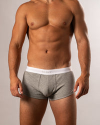 Ribbed Cotton Grey Trunk