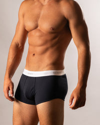 Ribbed Cotton Navy Trunk