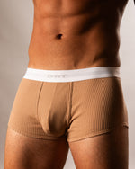 Ribbed Cotton Tan Trunk