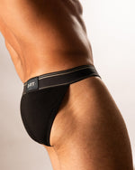 Ultra Soft Modal Black Sports Brief