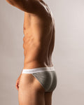Ribbed Cotton Grey Sports Brief