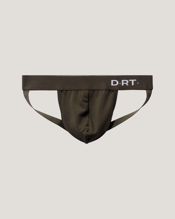 Micro Mesh Military Green Jockstrap