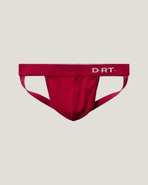 Micro Mesh Steel Red Jockstrap