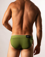 Ultra Soft Modal Green Sports Brief