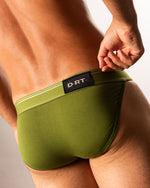 Ultra Soft Modal Green Sports Brief