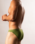 Ultra Soft Modal Green Sports Brief