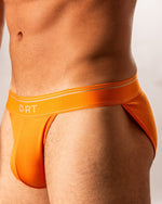 Ultra Soft Modal Orange Sports Brief