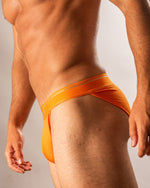 Ultra Soft Modal Orange Sports Brief